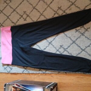 PINK Victoria's Secret Women's Leggings with Pink Waistband